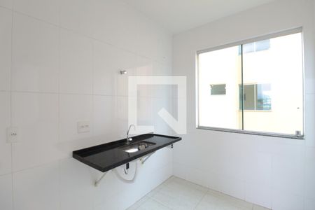 Cozinha de apartamento para alugar com 2 quartos, 56m² em Jardim Leblon, Belo Horizonte