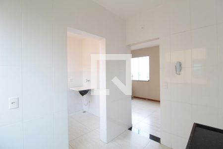 Cozinha de apartamento para alugar com 2 quartos, 56m² em Jardim Leblon, Belo Horizonte