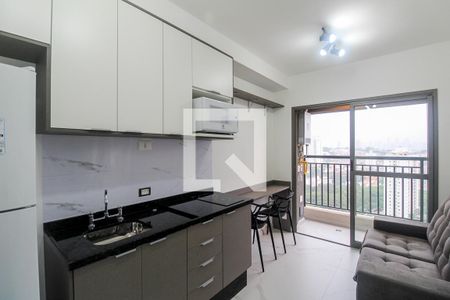 Sala/Cozinha de apartamento à venda com 1 quarto, 28m² em Jardim Independência (são Paulo), São Paulo