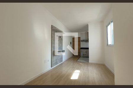 Sala de apartamento à venda com 2 quartos, 97m² em Vila Scarpelli, Santo André