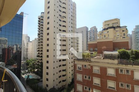 Vista da Varanda de apartamento para alugar com 1 quarto, 38m² em Vila Nova Conceição, São Paulo