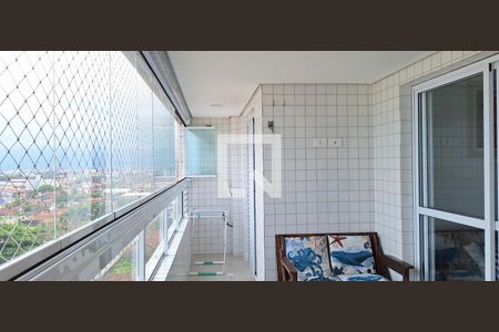 Varanda de apartamento para alugar com 1 quarto, 60m² em Maracanã, Praia Grande