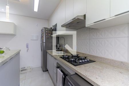 Cozinha de apartamento à venda com 1 quarto, 30m² em Várzea da Barra Funda, São Paulo