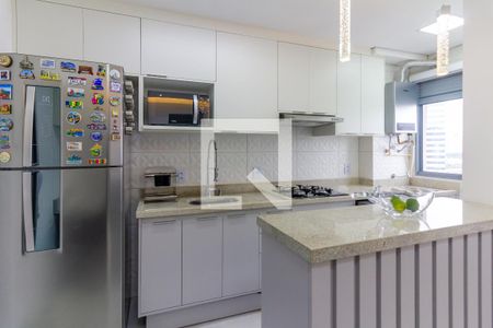 Cozinha de apartamento à venda com 1 quarto, 30m² em Várzea da Barra Funda, São Paulo