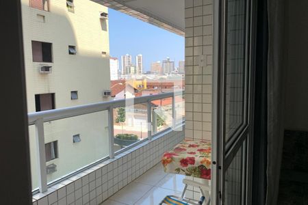 Varanda Sala de apartamento para alugar com 2 quartos, 75m² em Canto do Forte, Praia Grande