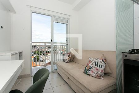 Sala - Sofá de apartamento para alugar com 1 quarto, 28m² em Vila Alpina, São Paulo