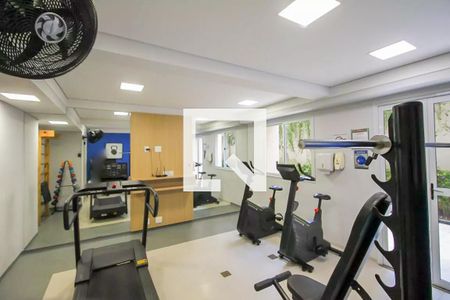 Área comum - Academia de apartamento para alugar com 1 quarto, 28m² em Vila Alpina, São Paulo