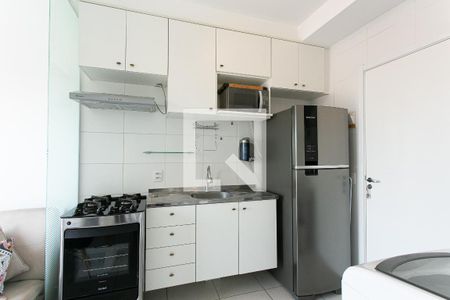 Cozinha de apartamento para alugar com 1 quarto, 28m² em Vila Alpina, São Paulo
