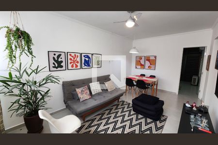 Sala de apartamento para alugar com 1 quarto, 53m² em Pompéia, Santos