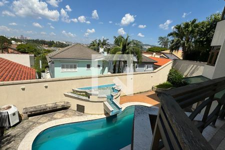 Vista da Sacada de casa de condomínio à venda com 4 quartos, 975m² em Residencial Cinco (alphaville), Santana de Parnaíba