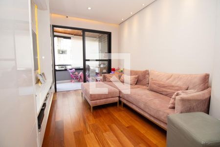 Sala, ambiente estar de apartamento à venda com 2 quartos, 72m² em Moema, São Paulo
