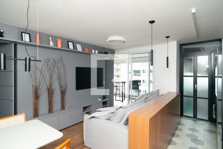 Sala / Cozinha de apartamento à venda com 1 quarto, 52m² em Consolação, São Paulo