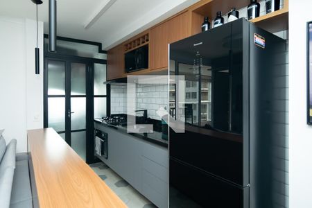 Sala / Cozinha de apartamento à venda com 1 quarto, 52m² em Consolação, São Paulo