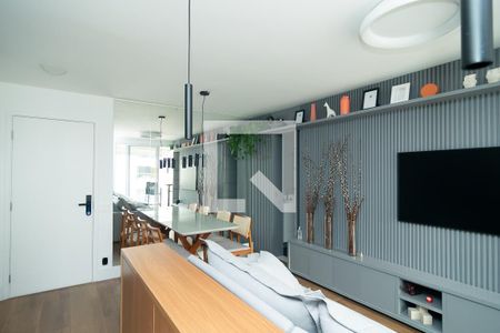 Sala / Cozinha de apartamento à venda com 1 quarto, 52m² em Consolação, São Paulo