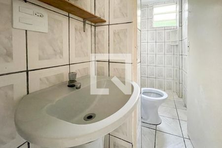 Banheiro Social  de apartamento para alugar com 1 quarto, 27m² em Paulicéia, São Bernardo do Campo
