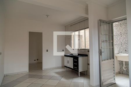Sala e Cozinha de apartamento para alugar com 1 quarto, 50m² em Parque Jabaquara, São Paulo