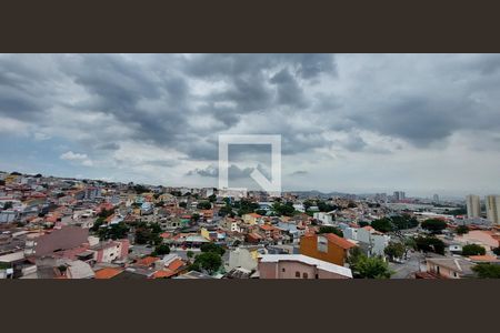 Vista Sala de apartamento à venda com 2 quartos, 56m² em Vila Curuca, Santo André