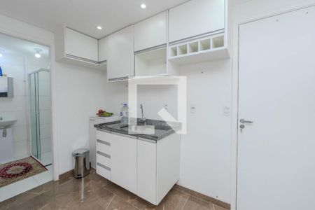 Sala/Cozinha de apartamento à venda com 1 quarto, 25m² em Bela Vista, São Paulo