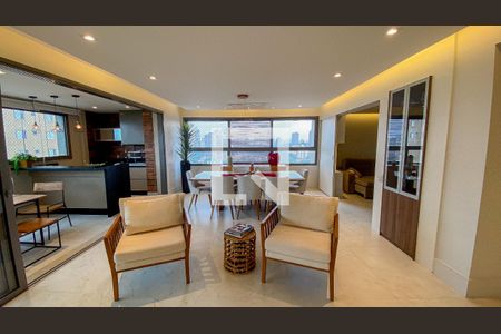 Sala - Sala de Jantar - Sala de Estar de apartamento à venda com 4 quartos, 289m² em Campestre, Santo André