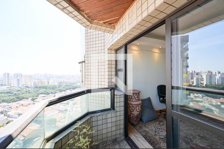 Varanda de apartamento à venda com 3 quartos, 190m² em Vila Monte Alegre, São Paulo