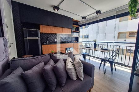 Sala de apartamento para alugar com 1 quarto, 27m² em Sé, São Paulo