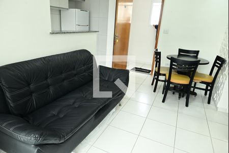 Sala de apartamento para alugar com 2 quartos, 60m² em Nova Mirim, Praia Grande