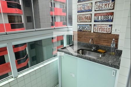 Varanda de apartamento para alugar com 2 quartos, 60m² em Nova Mirim, Praia Grande