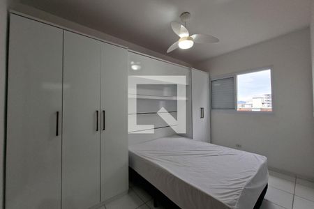 Suíte  de apartamento para alugar com 2 quartos, 60m² em Nova Mirim, Praia Grande