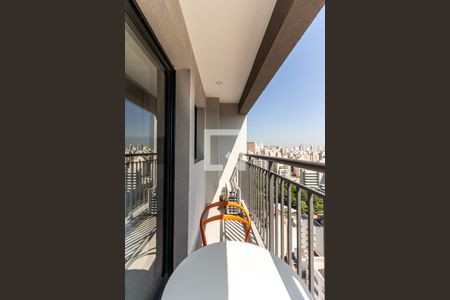 Studio para alugar com 27m², 1 quarto e sem vagaVaranda