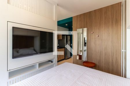 Studio para alugar com 27m², 1 quarto e sem vagaStudio - Quarto - Televisão Móvel