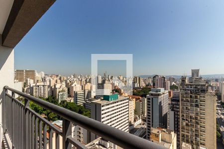 Studio para alugar com 27m², 1 quarto e sem vagaVaranda - Vista