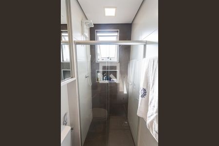 Banheiro da Suíte de apartamento à venda com 3 quartos, 150m² em Grajaú, Belo Horizonte