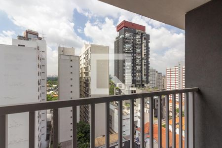 Varanda de apartamento à venda com 1 quarto, 23m² em Pinheiros, São Paulo