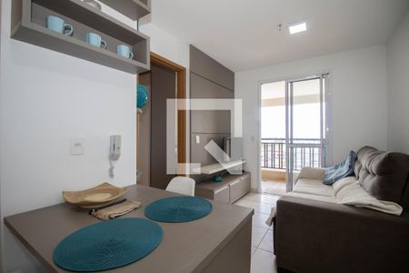 Sala de apartamento para alugar com 1 quarto, 37m² em Csg 3, Brasília