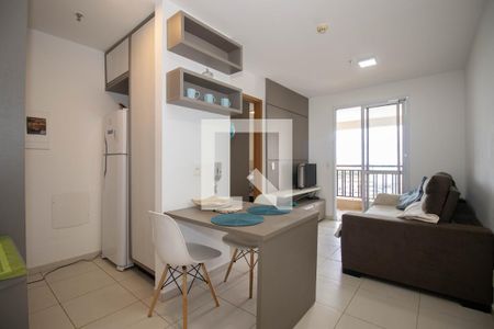 Sala de apartamento para alugar com 1 quarto, 37m² em Csg 3, Brasília