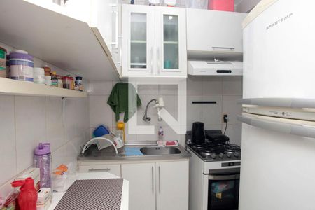 Cozinha + Área de Serviço de kitnet/studio à venda com 1 quarto, 30m² em Centro Histórico, Porto Alegre