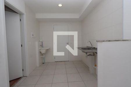 Sala/Cozinha/Lavanderia de apartamento para alugar com 1 quarto, 26m² em Jardim Planalto, São Paulo