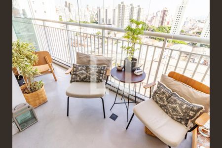 Varanda de apartamento à venda com 2 quartos, 64m² em Brás, São Paulo