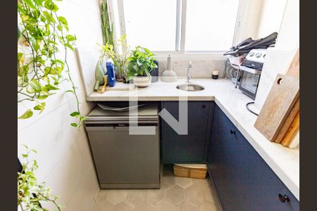 Apartamento à venda com 64m², 2 quartos e 1 vagaCozinha e Área de Serviço