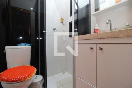 Casa de condomínio à venda com 87m², 2 quartos e 1 vagaBanheiro da Suíte 1