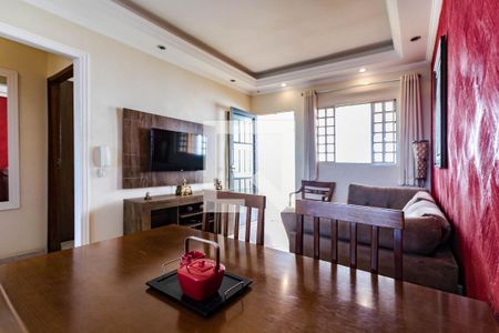 Sala de casa de condomínio para alugar com 2 quartos, 90m² em Mogi Moderno, Mogi das Cruzes