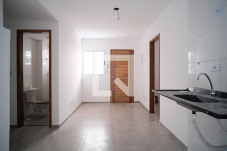 Sala/cozinha  de apartamento à venda com 2 quartos, 40m² em Vila Nhocuné, São Paulo