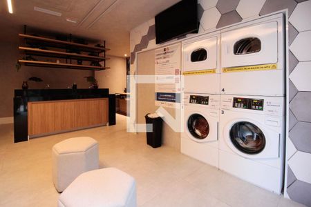 Studio para alugar com 35m², 1 quarto e 1 vagaLavanderia