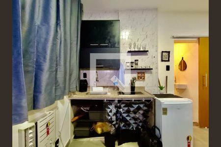 Studio cozinha americana de kitnet/studio para alugar com 1 quarto, 28m² em Copacabana, Rio de Janeiro