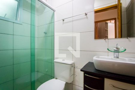 Banheiro de apartamento à venda com 1 quarto, 42m² em Jardim Las Vegas, Santo André