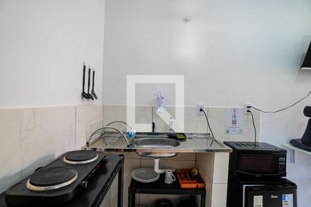 Cozinha de kitnet/studio para alugar com 1 quarto, 46m² em Piratininga, Niterói