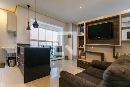 Sala de apartamento para alugar com 1 quarto, 43m² em Vila Oliveira, Mogi das Cruzes