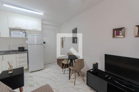 Sala de apartamento para alugar com 1 quarto, 25m² em Bela Vista, São Paulo