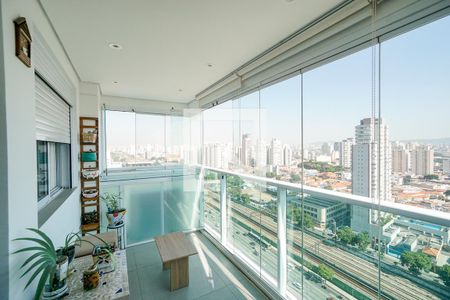 Varanda de apartamento à venda com 2 quartos, 60m² em Vila Gomes Cardim, São Paulo