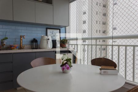 Varanda de apartamento à venda com 3 quartos, 107m² em Vila Lusitânia, São Bernardo do Campo